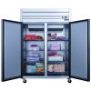 Dukers Commercial Double Door Upright Reach-in Freezer in Stainless Steel 41.73cu.ft.