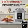 Pot Duo Plus, 8-Quart Whisper Quiet 9-in-1 Electric Pressure Cooker, Slow Rice Cooker, Steamer, Sauté, Yogurt Maker, Warmer