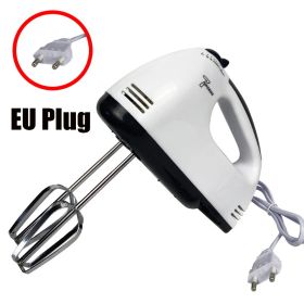 Multifunctional 7 Speed Mini Mixer Electric Food Blender Handheld Mixer Egg Beater Automatic Cream Food Cake Baking Dough Mixer (Color: EU Plug)