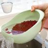 1pc/2pcs/3pcs Multi-Functional Kitchen Washing Basket Basin - Drain Water, Wash Rice, Perfect For Cleaning Vegetables And Fruits