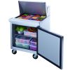 Dukers Commercial Single Door Salad Prep Table Refrigerator